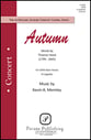 Autumn SATB choral sheet music cover